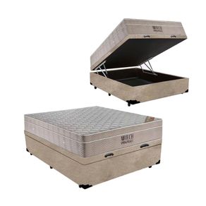 Cama-Box-Bau-com-Colchao-de-Molas-Ensacadas-Ortobom-Airtech-Casal-138cm
