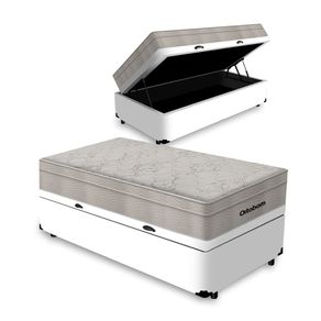 Cama-Box-Bau-com-Colchao-de-Molas-Ensacadas-Ortobom-Airtech-Solteiro-King-96cm