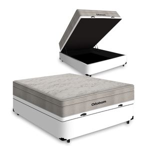 Cama-Box-Bau-com-Colchao-de-Molas-Ensacadas-Ortobom-AirTech-SpringPocket-Casal-138cm