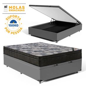 Cama-Box-Bau-com-Colchao-de-Molas-Ensacadas-Ortobom-ISO-SuperPocket-Viuva-128cm