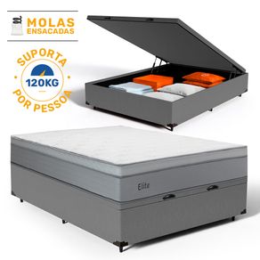 Cama-Box-Bau-com-Colchao-de-Molas-Ensacadas-Pillow-In-Elite-Casal-138cm