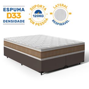 Cama-Box-com-Colchao-de-Espuma-D33-Double-Face-Air-Pro-Forca-Anjos-King-193cm