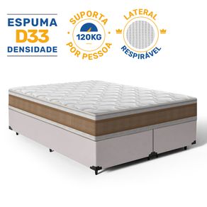 Cama-Box-com-Colchao-de-Espuma-D33-Double-Face-Air-Pro-Forca-Anjos-King-193cm