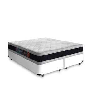 Cama-Box-com-Colchao-de-Espuma-D45-Castor-Black-White-Double-Face-Super-King-193cm