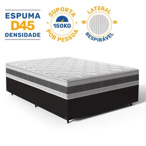 Cama-Box-com-Colchao-de-Espuma-D45-Double-Face-Air-Pro-Forca-Anjos-Viuva-128cm