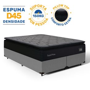 Cama-Box-com-Colchao-de-Espuma-D45-Pillow-Top-Suport-Prime-Queen-158cm