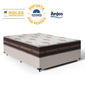 Cama-Box-com-Colchao-de-Molas-Ensacadas-Anjos-Classic-Pocket-Viuva-128cm