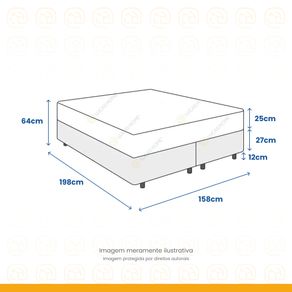 Cama-Box-com-Colchao-de-Molas-Ensacadas-Ortobom-Airtech-Queen-158cm