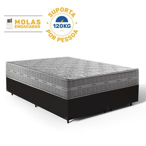 Cama-Box-com-Colchao-de-Molas-Ensacadas-Ultra-Spring-Anjos-Queen-158cm