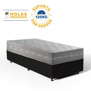 Cama-Box-com-Colchao-de-Molas-Ensacadas-Ultra-Spring-Anjos-Solteiro-88cm