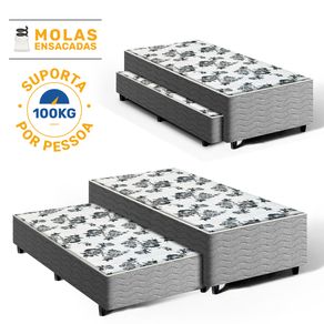 Cama-Box-com-Colchao-e-Auxiliar-de-Molas-Unique-2-em-1-Solteiro-88cm