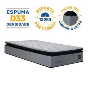 Colchao-de-Espuma-D33-Pillow-Top-Maxx-Solteiro-88cm