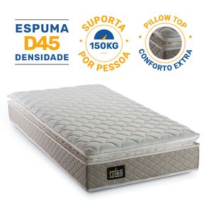 Colchao-de-Espuma-D45-Pillow-Top-Strong-Solteiro-88cm
