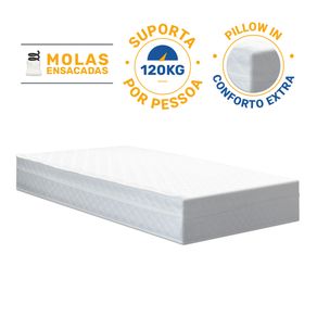 Colchao-de-Molas-Ensacadas-One-Face-Classic-Maxx-White-Solteiro-88cm