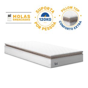 Colchao-de-Molas-Ensacadas-Pillow-Top-Neve-Solteiro-88cm