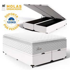 Cama-Box-Bau-com-Colchao-de-Molas-Ensacadas-Pillow-Top-Flora-Queen-158cm