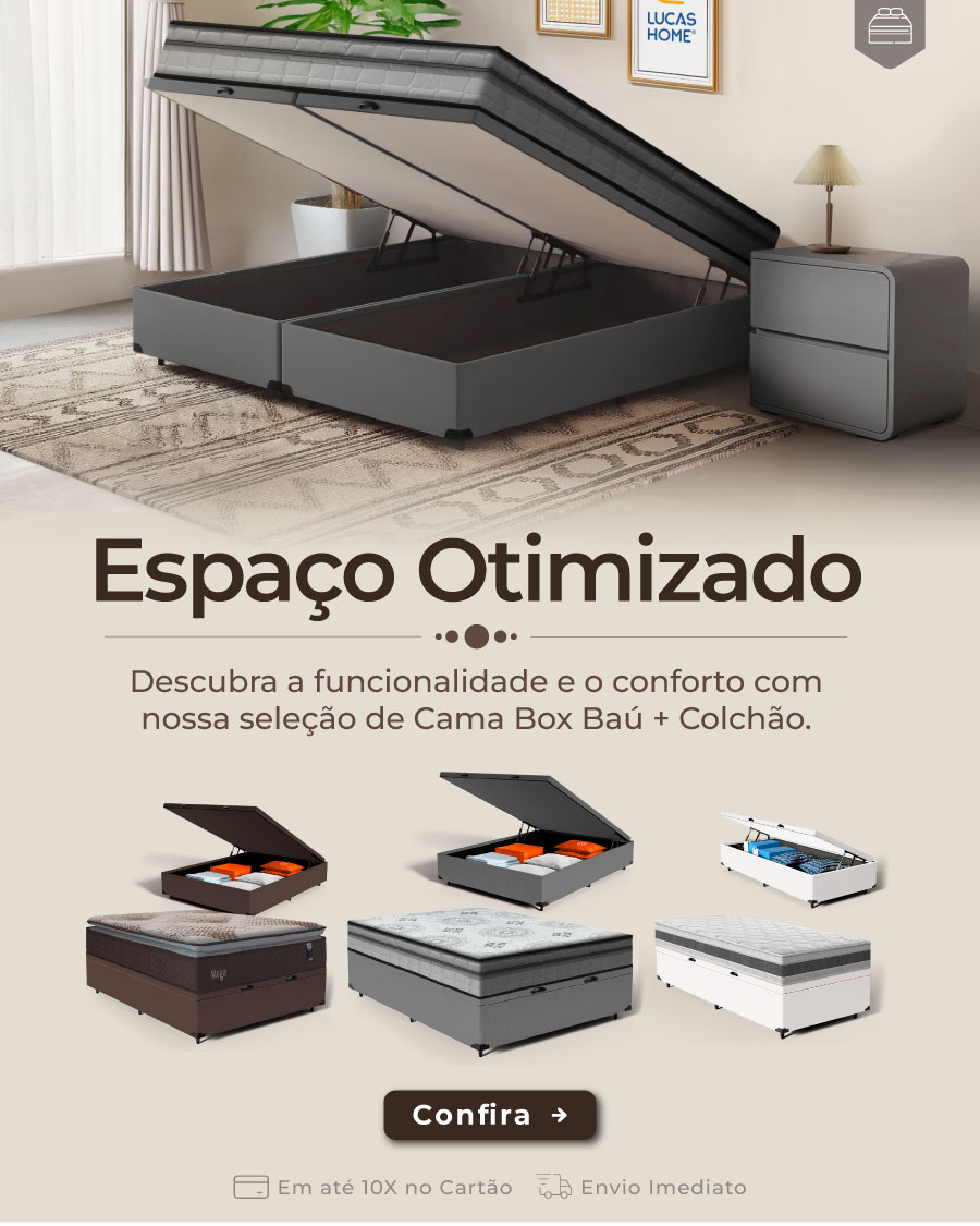 Banner Cama Box Bau e Colchão