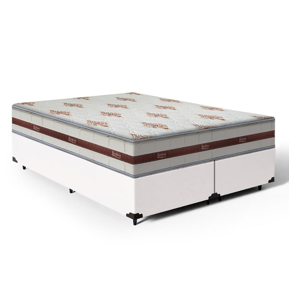 Cama Box com Colchão de Molas Ensacadas D'Angelis Classic Queen