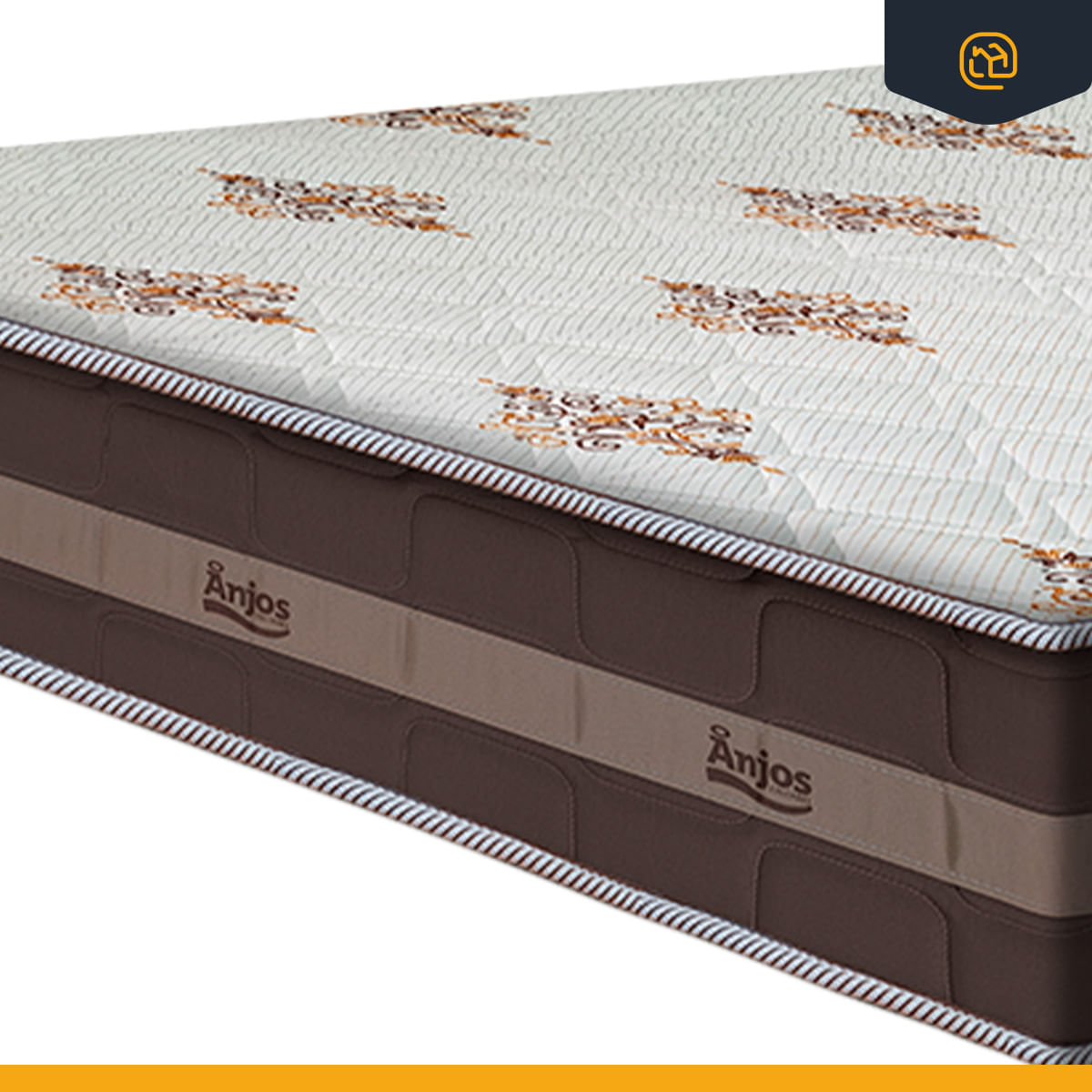 Cama Box com Colchão de Molas Ensacadas D'Angelis Classic Pocket