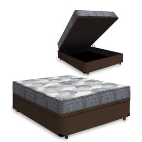 Cama-Box-Com-Bau-Casal-Marrom---Colchao-De-Molas-Ensacadas---Ortobom---ISO-SuperPocket-138x188x67cm