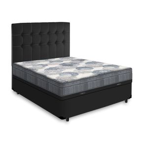 Cama-Box-Bau---Cabeceira-Cassis-e-Colchao-Casal---Ortobom---ISO-SuperPocket---138x188x67cm-Preto