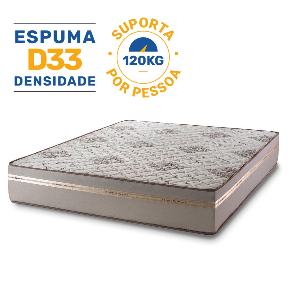 Colchão de Casal D33 Millenium One Face 138x188x19cm - lucashome