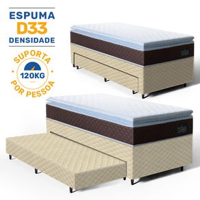 Bicama-Box-com-Colchao-Espuma-D33-Pillow-Top-Comfort-Luxo---Auxiliar-Espuma-Unique-Solteiro-88cm